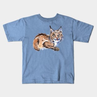 Bobcat Kitten Kids T-Shirt